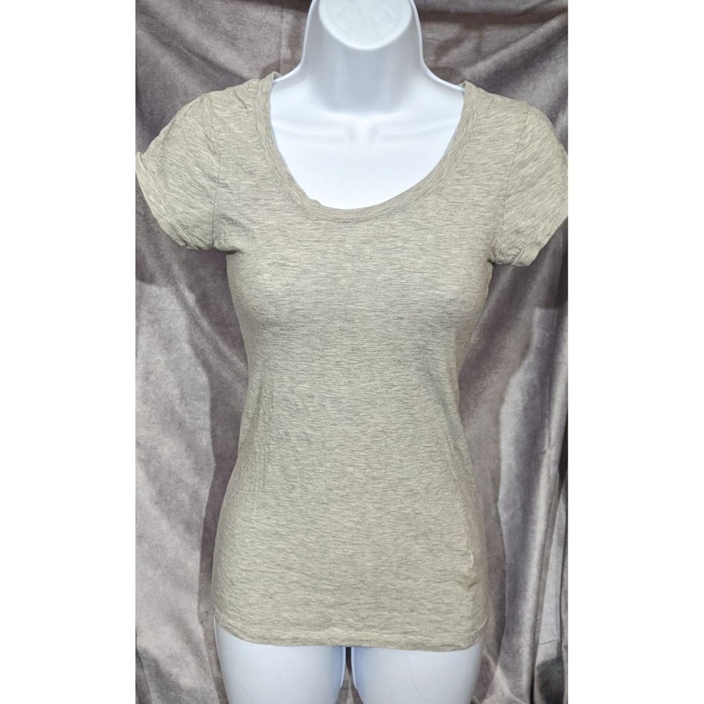 Splash Grey Fitted T-Shirt Small